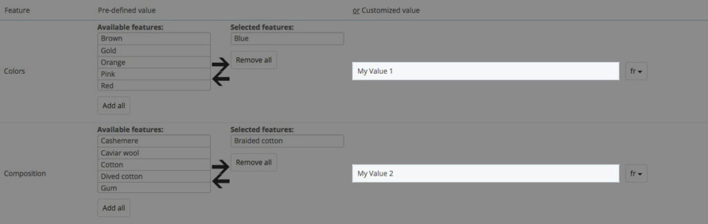 Customized-Values