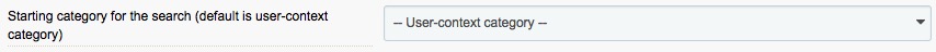 Starting-category-for-the-search